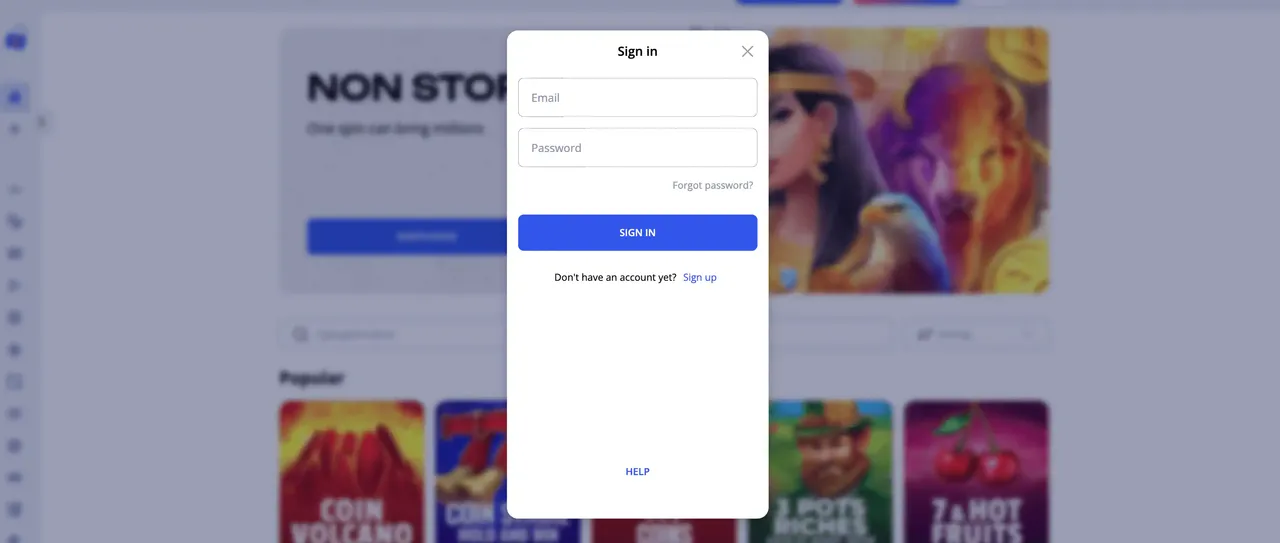 Accessing Glory Casino